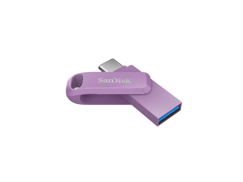 Sandisk Ultra Dual Drive Go - Usb Flashdrive - 512 Gb - Usb 3.2 Gen 1 / Usb-C - Lavendelfarvet