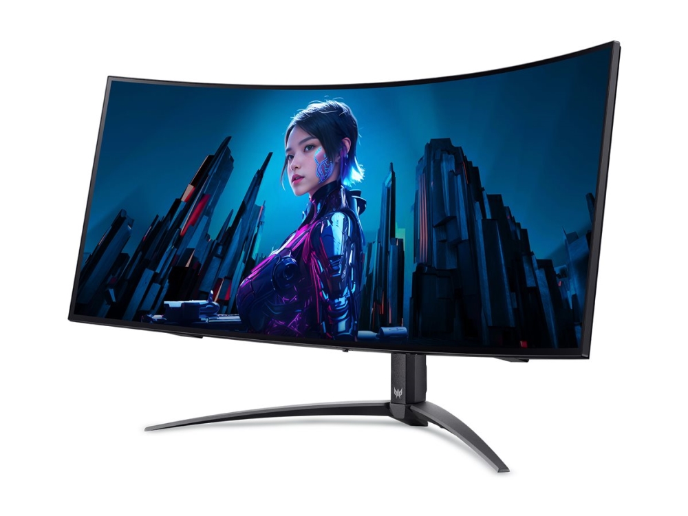 Acer Predator X34 X5bmiiphuzx - X Series - OLED-monitor - gaming - kurvet - 34 - 3440 x 1440 UWQHD @ 240 Hz - 1000 cd/m² - DisplayHDR 400 True Black - 0.01 ms - 2xHDMI, DisplayPort, USB-C - højtalere - sort