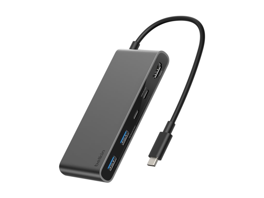 Belkin CONNECT - Dockningsstation - för laptop, smartmobil, surfplatta - USB-C - HDMI | Datortillbehör - Belkin Tilbehör - Belkin dockningsstationer och hubbar | GameStuff