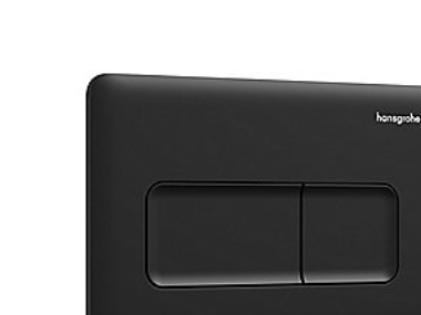 HG iFrame Original Q Tryckplatta - för dubbelspolning, Matt svart | VVS Artiklar - Badrum - Tillbehör för toalett | GameStuff