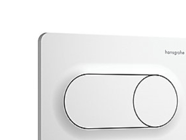 HG iFrame Original S Tryckplatta - för dubbelspolning, Matt vit | VVS Artiklar - Badrum - Tillbehör för toalett | GameStuff