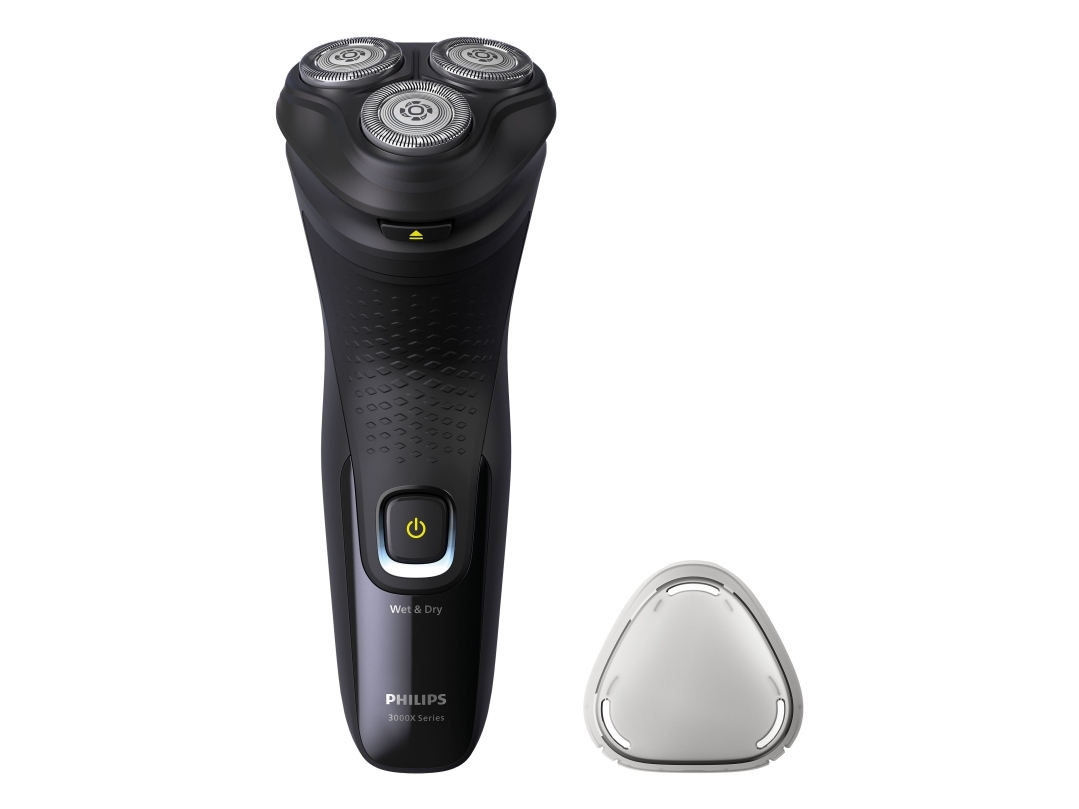 Philips X3021/00, Rotations shaver, Sort, SkinProtect, Batteri, Nikkel-Cadmium (NiCd), 40 min.