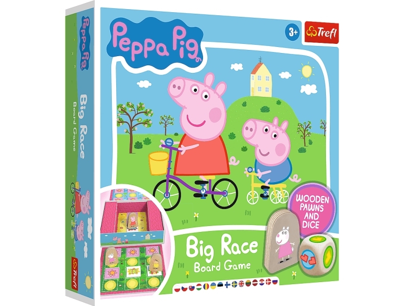Peppa Pig Big Race, Brætspil, Løb, 3 År, 15 Min., Familiespil