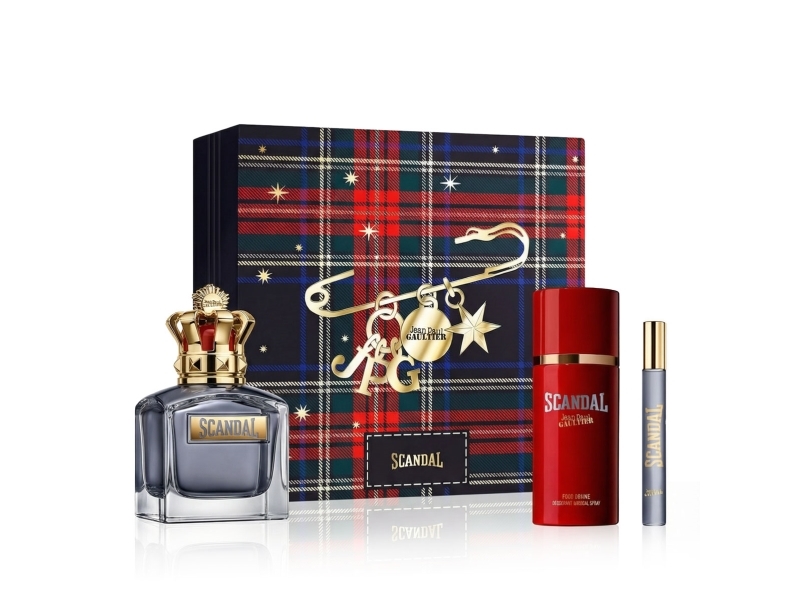 Jean Paul Gaultier Scandal Pour Homme Edt 100 Ml + Edt Mini 10 Ml + Deo Vapo 150 Ml (Man)