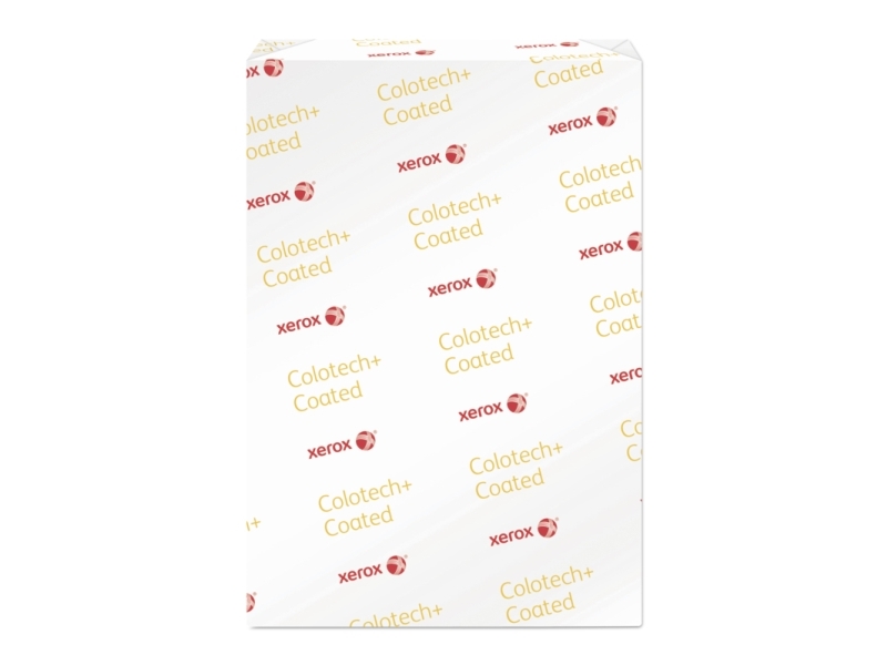 Xerox, Colotech+ Gloss, Gloss 2-sidet bestrøget, white, træfri ECF 200g/m2 450mm x 320mm, SRA3, Bred