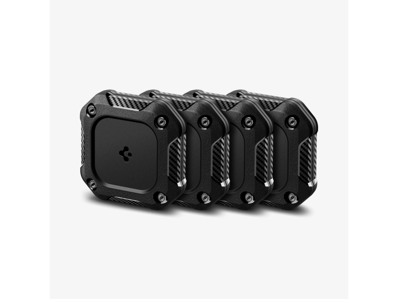 Spigen Tough Armor IP, Etui, Svart, Apple, Polykarbonat (PC), Silikon, Apple AirTag