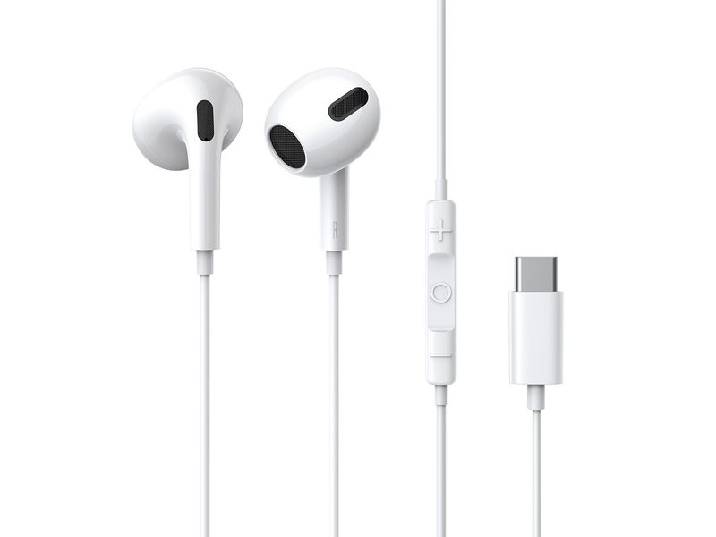 Baseus C17, Ledningsført, Opkald/Musik, 20 - 20000 Hz, Headset, Hvid