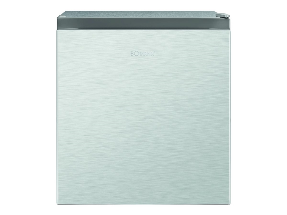 Bomann KB 7245 - Køleskab - bredde: 44.5 cm - dybde: 46.8 cm - højde: 50 cm - 45 liter - Klasse E - rustfritstål look