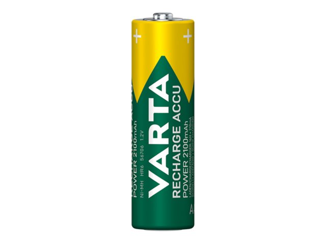 Varta Recharge Accu Power - Batteri 4 x AA / HR6 - NiMH - (genopladelige) - 2100 mAh