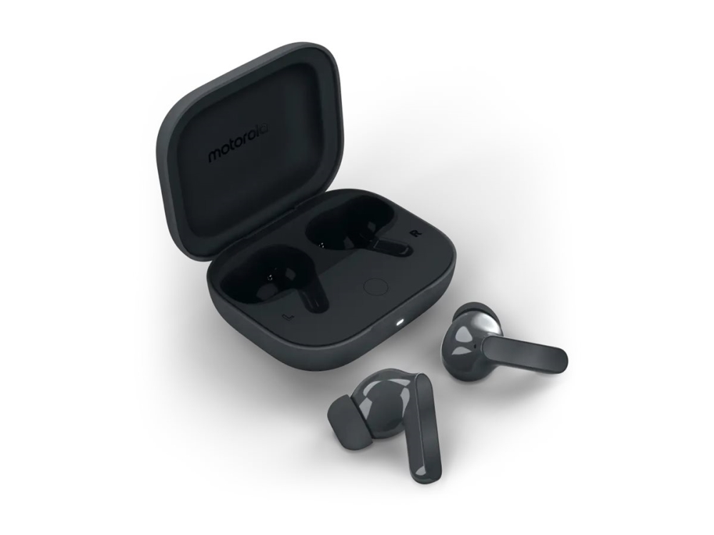 Motorola Moto Buds Bass, dark shadow