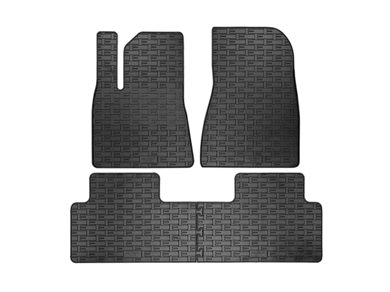 Kumimatot Tesla Model 3 2020- Jalkatuen kanssa