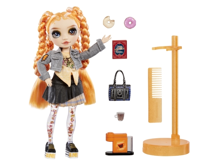 Rainbow High Sparkle & Shine Fashion Dolls- Clementine (Orange), Mode dukke, Pige, 4 År, Dreng/Pige, 280 mm, Flerfarvet