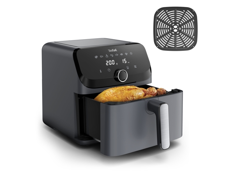 Tefal Easy Fry Mega EY855BE0, Kuumakiertoilmakypsennin, 7,5 L, 80 °C, 200 °C, 8 henkilö(t), 60 min