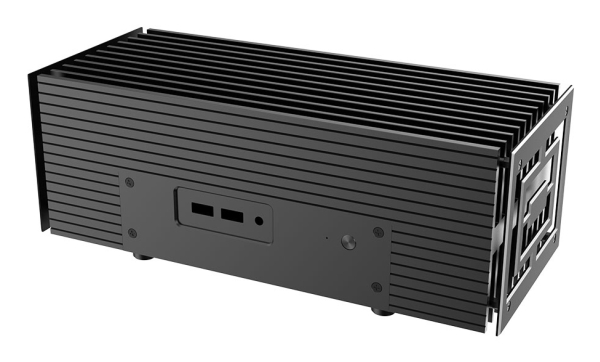 Akasa Turing Duo Pro, Mini Tower, PC, Sort, UCFF, Aluminium, 2.5