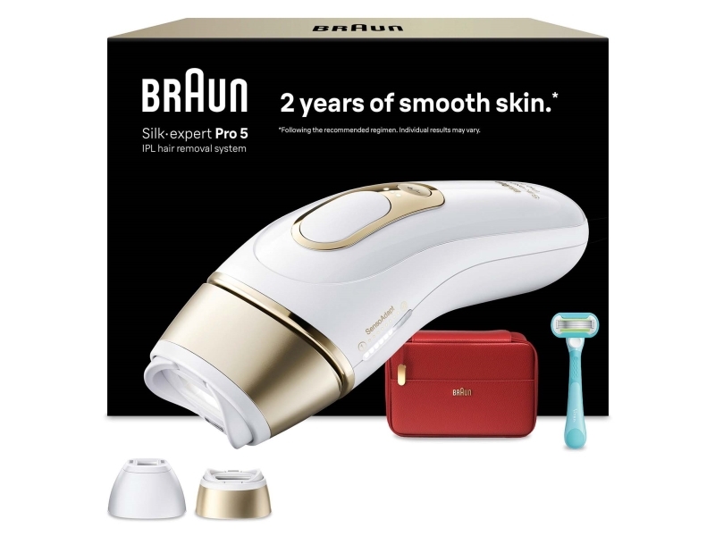 IPL Silk·expert Pro 5, Hårborttagning Hemma, 2 huvuden, PL5221 | N - A | GameStuff