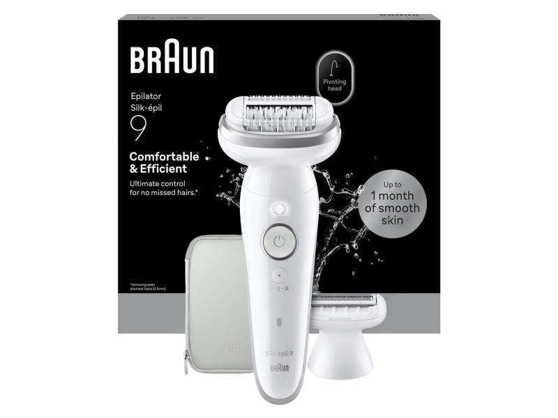 Epilator Silk·épil 9 Wet & Dry, Långvarigt Slät Hud, 9-030, Silver | Hårvård - Hårborttagning - Epilator | GameStuff