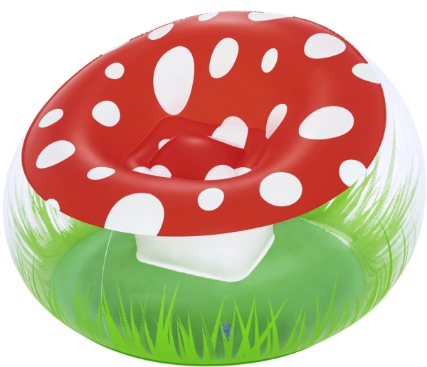 Bestway 75123, Einzelstuhl, Grün, Rot, Transparent, Weiß, Pvc, Kinder, 6 Jahr(E), En71-1,2,3/As Nzs Iso8124