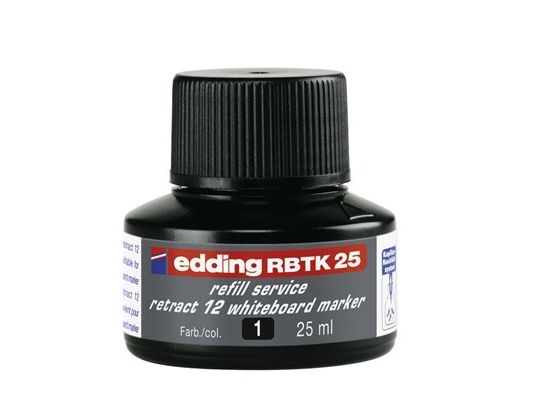 Edding RBTK 25, Sort, Flere, 25 ml, Edding retract 12, 1 stk