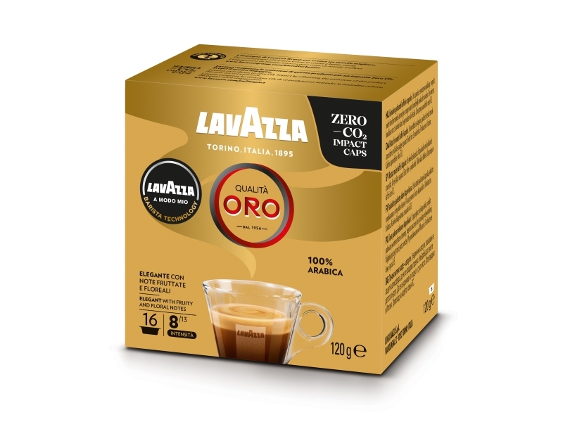 Lavazza Qualità Oro, Kaffekapsel, Espresso, Medium Ristet, A Modo Mio, 16 Kopper, 24 Måned(Er)