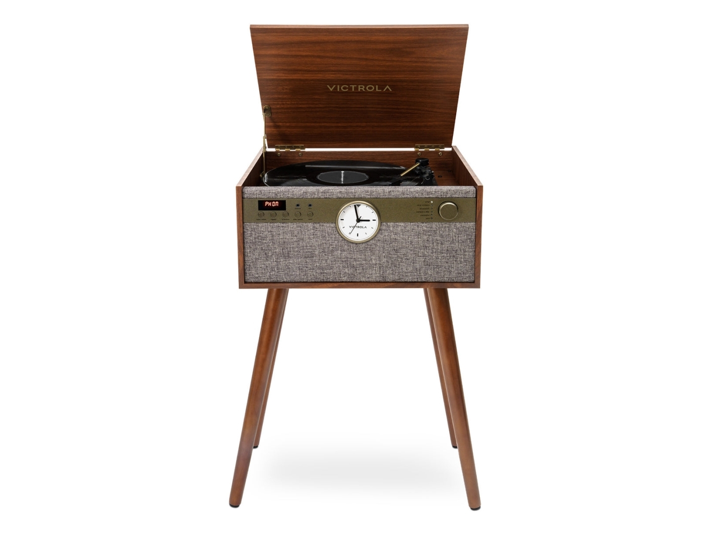 Victrola Century Signature+, Bæltedrevet pladespiller, Valnød, Plast, 33 1/3,45,78 rpm, A2DP, AVRCP, 10 m