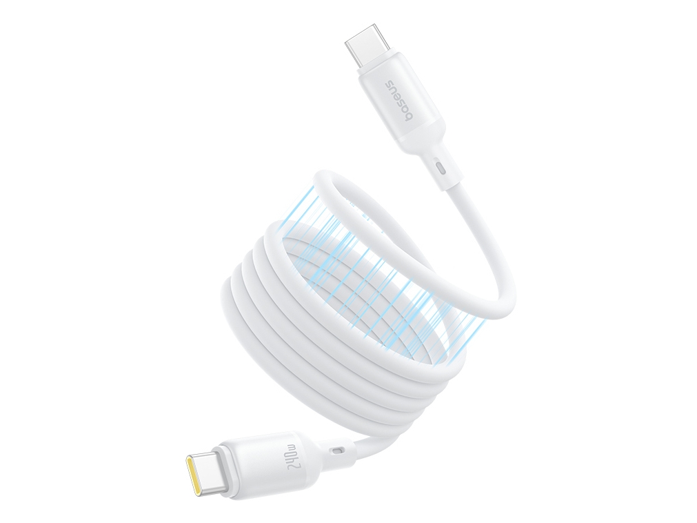 Baseus Picogo, 1 M, Usb C, Usb C, Usb 2.0, 0,48 Gbit/S, Weiß