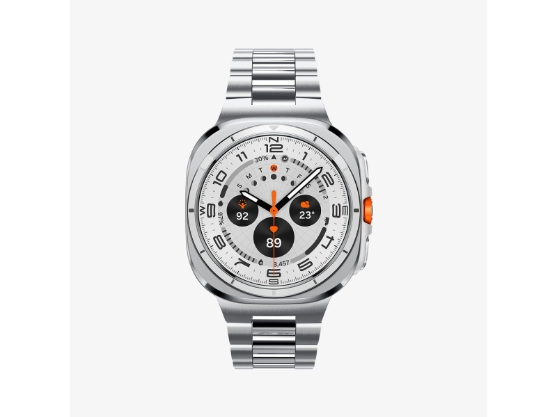 Spigen Modern Fit 316L, Band, Smartwatch, Sølv, Samsung, Galaxy Watch Ultra (47Mm), Rustfrit Stål
