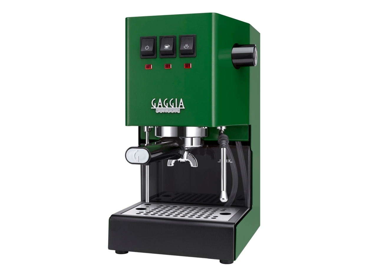 Gaggia Classid E24, Espressomaskine, 2,1 L, Kaffekapsel, Malet Kaffe, 1200 W, Grøn