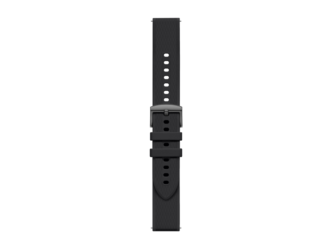 OnePlus 5491100457, Urrem, OnePlus, Watch 3 43 mm, Fluoroelastomer, Sort, 18 mm