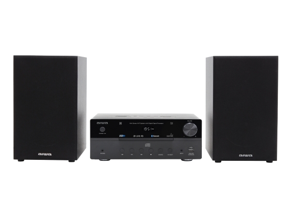 Aiwa MSBTU-550, Hemmaljud mikrosystem, Svart, 1 däck, Låda, 50 W, RCA | TV, Ljud & Bild - Stereo - Mikro & Mini stereo | GameStuff