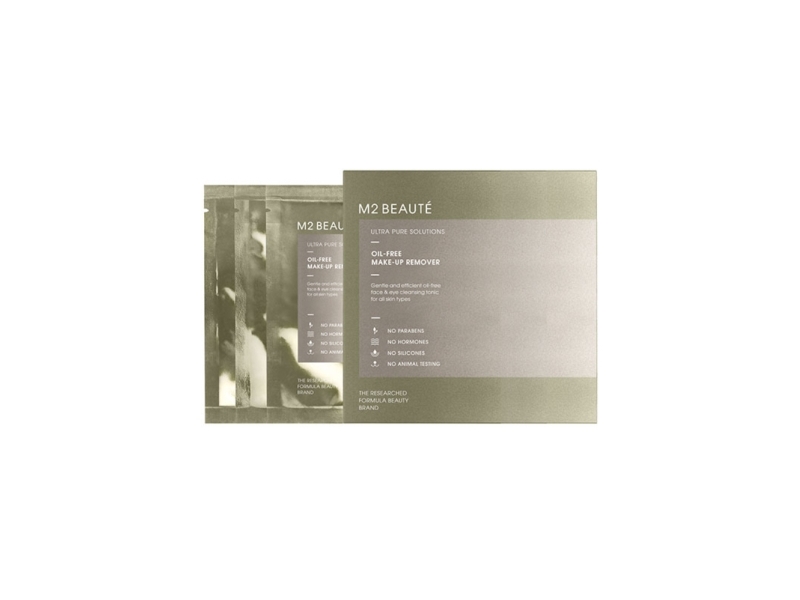 Set, M2 Beaute, Ultra Pure Solutions, Makeup Remover Wipes, 7 pcs