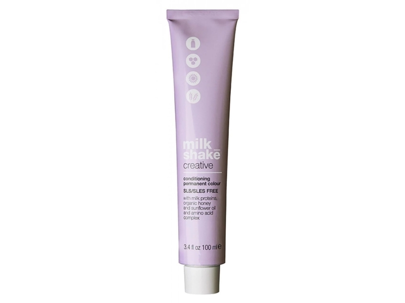 Milk Shake, Creative, Sles/Sls-Free, Permanent Hair Dye, 8.43/8Cg Copper Gold Light Blond, 100 Ml