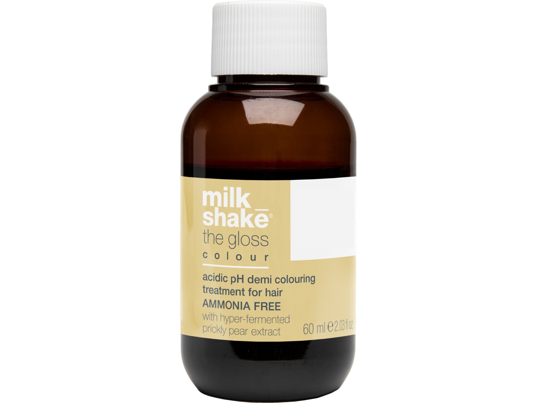 Milk Shake, The Gloss, Ammonia Free, Demi-Permanent Hair Dye, 10.1110Aa Intense Ash Platinum Lightest Blond, 60 Ml For Women