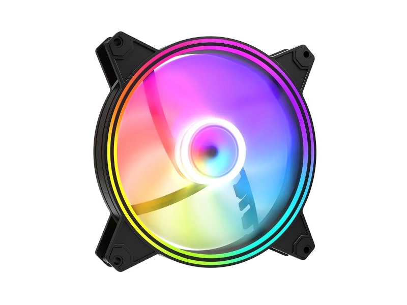 „Modecom“ ventiliatorius argb reversinis 140x140x25 juodas