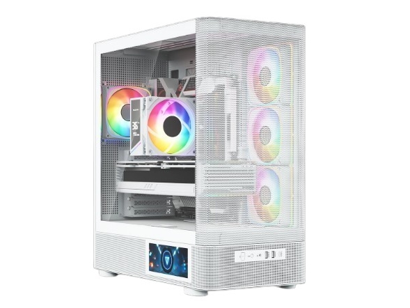 Modecom Volcano Aq400 Argb Gehäuse Weiß (Mc-A-Aq400-4Fa-W)