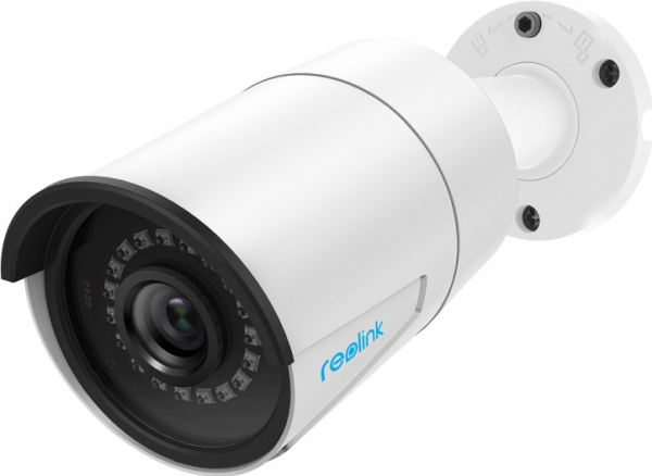 Reolink P320 - Nätverksövervakningskamera - kula - utomhusbruk - vattenfast - färg (Dag&Natt) - 5 MP - 2560 x 1920 - fast lins - ljud - LAN 10/100 - H.264 - DC 12 V / 48 V / PoE | Foto och video - Videoövervakning - Övervakningsutrustning | GameStuff