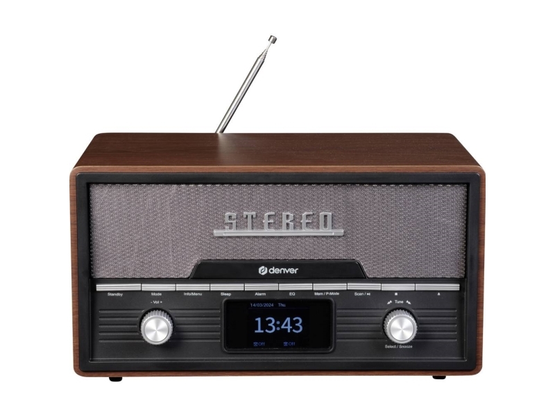 Denver Mda-525Dw, 3,18 Kg, Træ, Personlig Cd-Afspiller