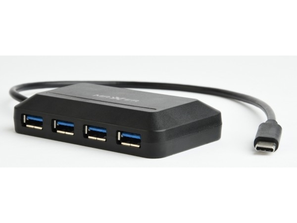 Usb-Hub Gembird I/O Usb-C 4Port/Act-Hub3c-4P