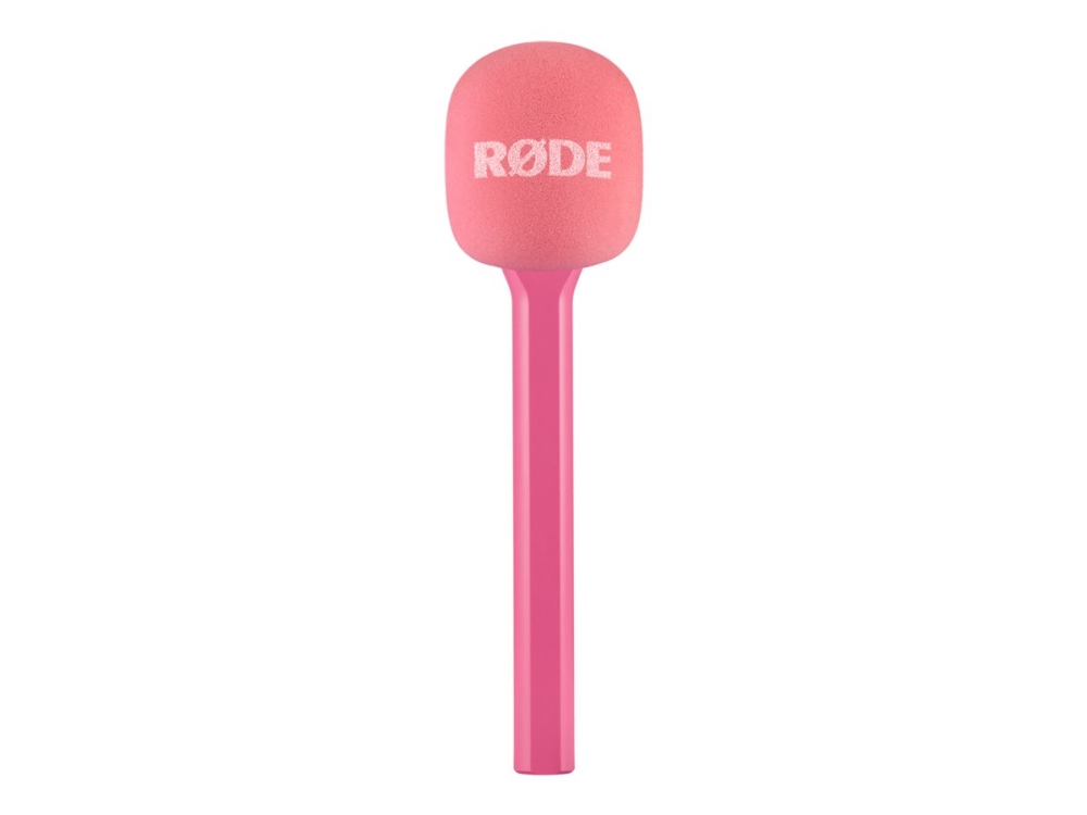 Røde Interview Go - Håndholdt Adapter For Trådløs Mikrofonsender - Pink