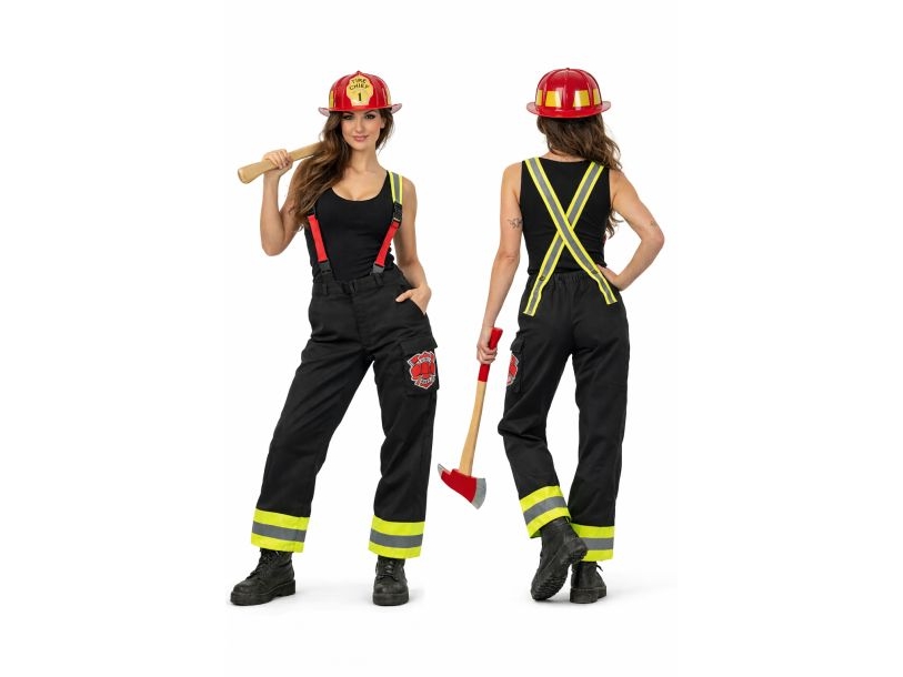 Brandmandsbukser kostume, dame