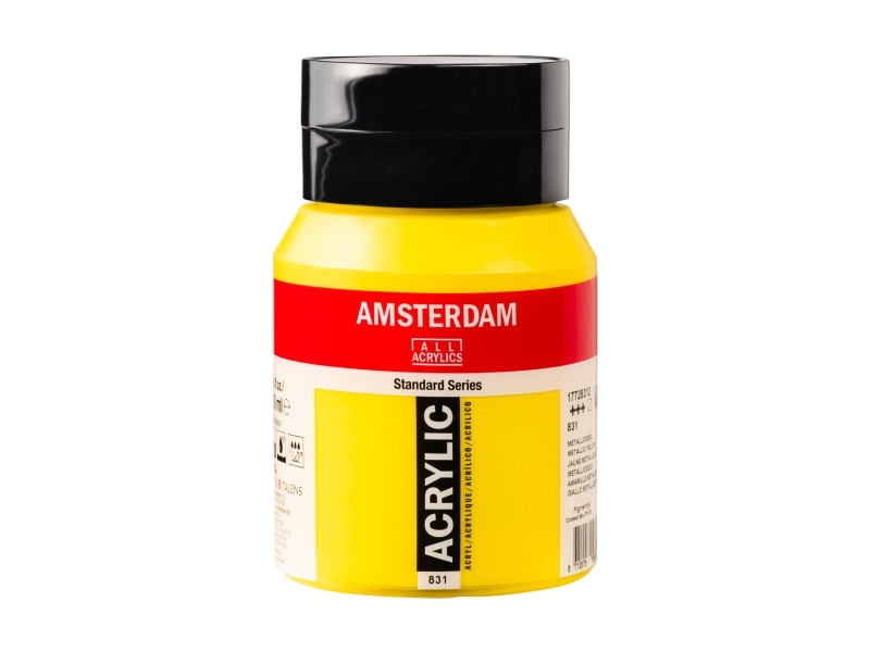 Amsterdam Standard Series akryldåse metallic gul 831