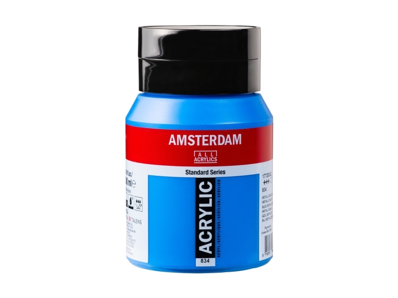 Amsterdam Standard Series akrylmaling metallic blå 834