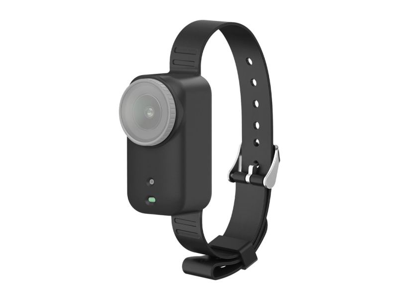 Silicone Band / Pet Collar Puluz For Dji Osmo Nano (Black)
