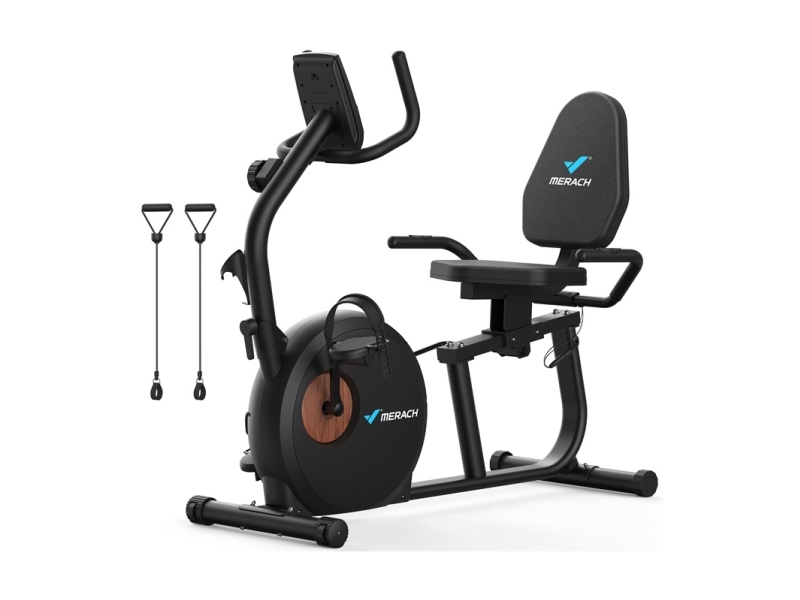 MERACH MR-S23B1-EU recumbent exercise bike (juodas)
