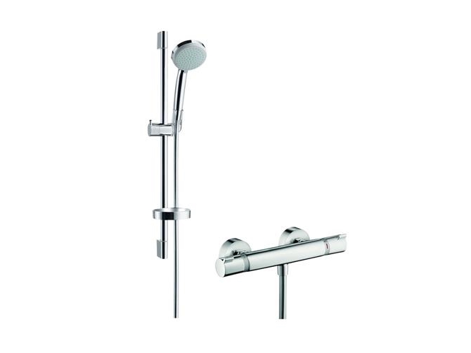 Hansgrohe Croma 100 Vario brusersæt m/Ecostat Comfort termostat, krom