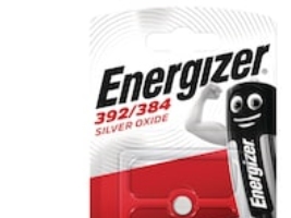 Knopfzellenbatterie, Energizer Silver Oxide, 392/384, 1,55 V, 1 Stück