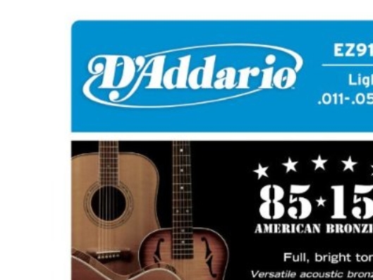 D''addario Ez910, Guitar, Stål, Akustik, 6 Stk