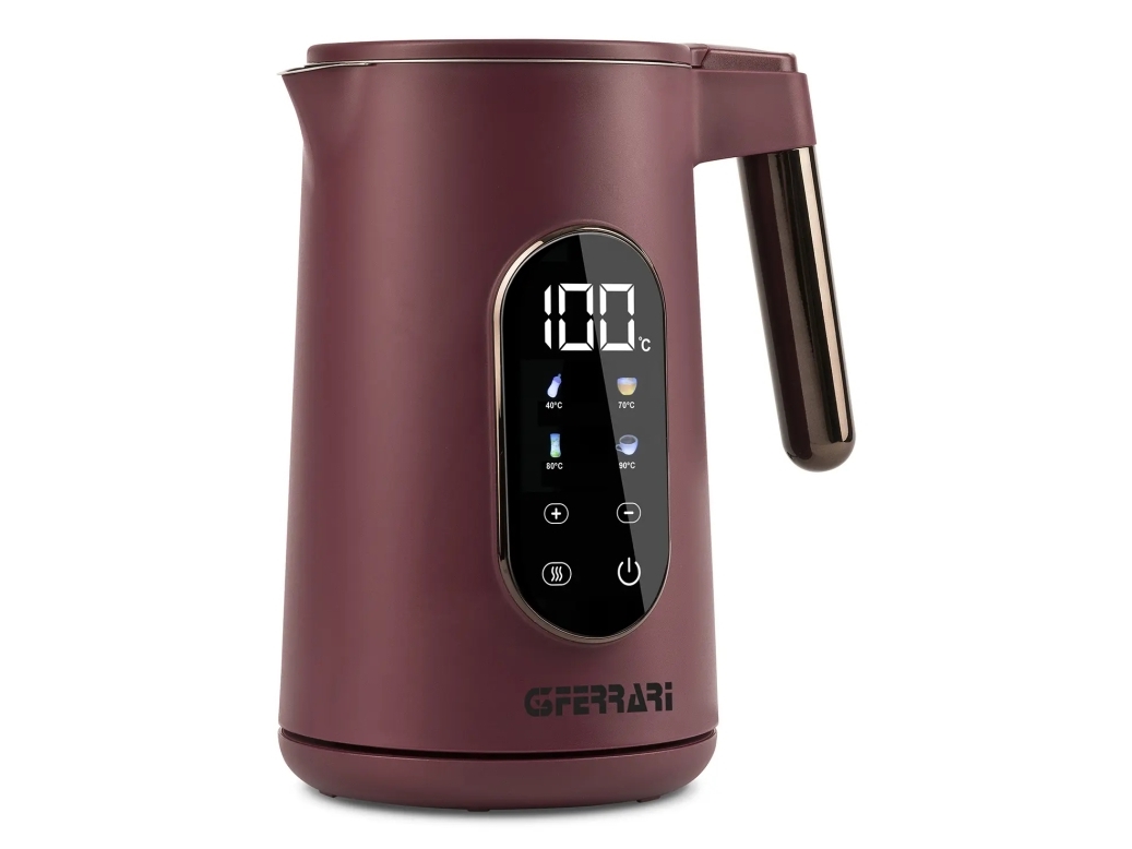 G3 Ferrari Tisaniere Tech, 1,7 L, 2200 W, Braun, Edelstahl, Regelbare Temperatur