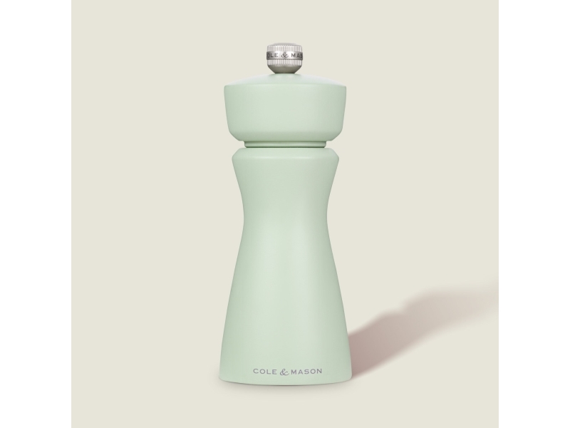 Cole & Mason Kenton, Salt og peberkværn, Salvie, Gummitræ, Keramisk, Peber, Salt, 60 mm