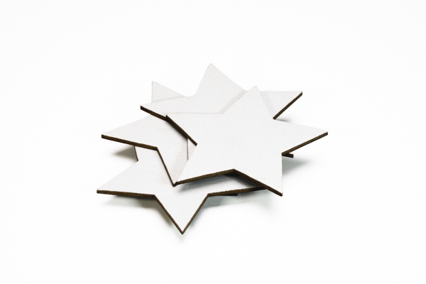 Magnetiskt tyg 4 st stjärna 10 cm | Möbler - Tillbehör - Magneter | GameStuff
