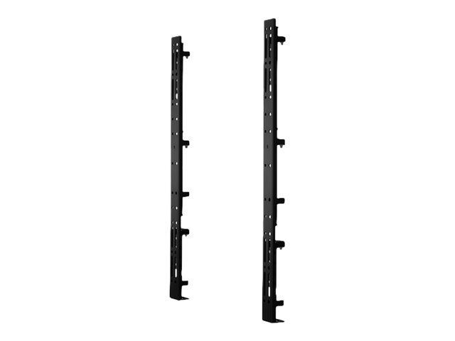 B-Tech System X Bt8390-Vesa800f - Komponenter Til Montering (2 Støtte Arme) - Robust - For Fladt Panel - Universel Grænseflade - Låsbar - Sort - Skær